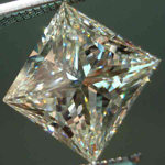 SOLD....Loose Diamond: 1.23 Faint Yellow Princess Cut Diamond- I1, but not too much Doody R2484