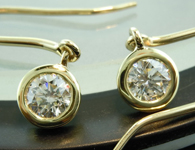 SOLD.....Diamond Earrings: 1.20ct TW Studs Gorgeous Color, Cut and Clarity R1615