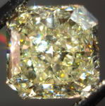 SOLD.....Loose Diamond: 3.60ct Fancy Light Yellow Radiant Diamond GIA- less filling R2965