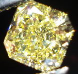 SOLD....Loose Diamond:1.01ct Fancy Intense Yellow Square Radiant Diamond R3006
