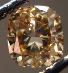 SOLD.....Loose Diamond: .89ct Natural Brown Diamond in Unusual Nice Cushion Cut R3026