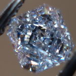 SOLD....Loose Diamond: .42ct Fancy Grayish Blue Radiant Cut Diamond GIA R3037