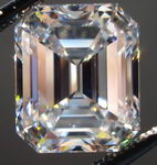 SOLD....Loose Diamond 4.05 G/VS1 Medium Blue Gem Emerald Cut Diamond GIA R3060