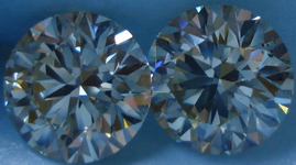 SOLD....Diamond Earrings: 4.13ct MASSIVE Round Brilliant Studs CHOOSE QUALITY R3485