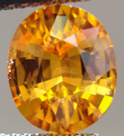 SOLD....Loose Garnet: Precision Cut 2.53ct Spessartite Garnet Oval Shape Burnt Orange Color R3543