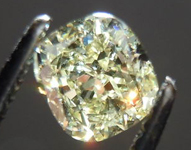 SOLD....Loose Diamond: .72ct Cushion Cut Fancy Light Yellow VS1 GIA Lovely Shape R3586