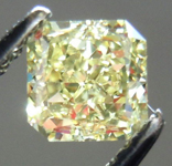 SOLD....Loose Diamond: .71ct Radiant Cut Fancy Light Yellow SI1 GIA Wonderful Sparkle R3707