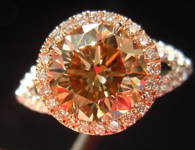 SOLD....2.00ct Brown VS1 Round Brilliant Diamond Ring R3569