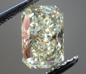 SOLD....Loose Diamond: 1.20ct Radiant Cut Natural Light Yellow VS1 Tall Beauty R4019