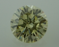 SOLD...Loose Diamond: .50ct Natural Light Yellow VVS2 Round EX cut grade GIA R4006