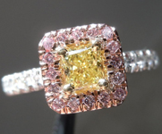 SOLD......40ct Fancy Yellow Radiant Diamond Ring Trade up SPECIAL R4140