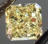 SOLD.....Loose Diamond: .51ct Radiant Cut Fancy Yellow VS2 GIA Great Cut R4164