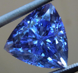 SOLD.....Loose Tanzanite: Precision Cut 5.53ct Tanzanite Trilliant Vibrant Color R4196