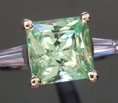 SOLD....1.88ct Princess Cut Merelani Mint Garnet Ring R4187