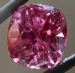 SOLD....Loose Sapphire: Precision Cut 3.61ct Magenta Sapphire Cushion Cut Amazing Stone R4180