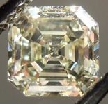 SOLD.....Loose Diamond: 1.24ct Asscher Cut Fancy Light Yellow VS2 GIA Beautiful Steps R4209