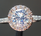 SOLD...Diamond Ring: .71ct Round Brilliant J/VVS1 GIA Strong Blue Flourescence R4312