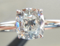 SOLD.....Diamond Ring: 1.03ct Old Mine Brilliant Cut J/VS1 GIA "Ultra Flower" Solitaire R4323