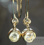SOLD.....Diamond Earrings: .48ctw Round Brilliant W-X VS1 Diamond Dangle Earrings in 18K R4363