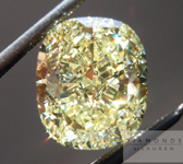 SOLD....Loose Yellow Diamond: 4.13ct Cushion Cut Fancy Yellow SI1 GIA Wonderful Cut R4424