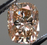 SOLD.....Loose Diamond: 1.02ct Cushion Cut Fancy Yellowish Brown VS1 GIA Hint of Pink? R4425
