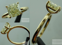 Semi Mount Ring: Hand Forged Solitaire with Claw Shape Prongs SO4044