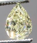 SOLD....Yellow Pear Shape Diamond: .28ct Fancy Yellow SI1 Pear Shape Fantastic Sparkle R4671