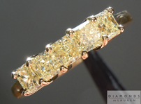 SOLD...0.80ctw Fancy Yellow VS-SI1 Radiant Cut Diamond Ring R4658