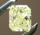 SOLD....Yellow Diamond: .30ct Fancy Yellow I1 Radiant Cut GIA Great Value R4885