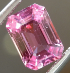 SOLD....Loose Sapphire: 1.12ct Pink Emerald Cut Sapphire Beautiful Cut R5026