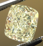 SOLD.... Loose Yellow Diamond: .83ct Fancy Light Yellow VVS2 Cushion Cut GIA Gorgeous Stone R5062