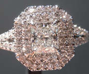 0.56ct E VS2 Radiant Cut Diamond Ring R5065