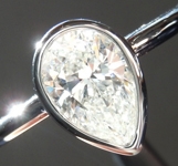 SOLD...0.91ct E I1 Pear Brilliant Diamond Ring R5087