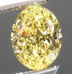 SOLD.... Loose Yellow Diamond: .64ct Fancy Intense Yellow VS2 Oval Shape GIA Great Sparkle R5205