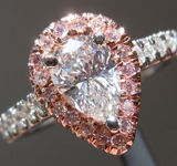 SOLD...0.70ct D SI1 Pear Shape Diamond Ring R5210