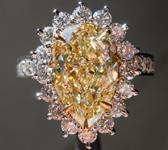SOLD... 3.31ct W-X VS2 Pear Shape Diamond Ring GIA R5218