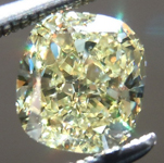 SOLD.... Loose Yellow Diamond: 1.02ct Fancy Yellow VS1 Cushion Cut Fabulous Stone R5221