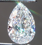 SOLD.....Loose Colorless Diamond: 1.38ct E Internally Flawless Pear Brilliant GIA Great Cut R5247