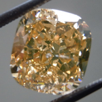 SOLD....Loose Diamond: 3.27ct Fancy Brown Yellow I1 Cushion Cut GIA Beautiful Shape R5267