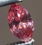 SOLD... Loose Marquise Diamond: Fancy Deep Orangy Pink SI1 Marquise GIA Amazing Color R5308