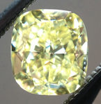 SOLD...Loose Yellow Diamond: .70ct Fancy Intense Yellow VVS2 Cushion Cut GIA Beautiful Cut R5335