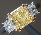 SOLD... 1.06ct Fancy Light Yellow SI1 Diamond Ring GIA R892