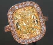 SOLD...4.53ct Y-Z SI2 Cushion Cut Diamond Ring GIA R5437