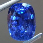 SOLD.... Loose Blue Sapphire: 2.08ct Blue Cushion Cut Sapphire Great Stone R5381