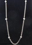 SOLD...Diamond Necklace: .33ctw E-F VS Round Brilliant Diamonds by the Yard Necklace R4401