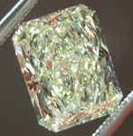 SOLD....Loose Yellow Diamond: 2.03ct W-X, Natural Light Yellow SI2 Radiant Cut R5552