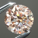 SOLD....Loose Pink Diamond: .93ct Fancy Pink Brown I1 Round Brilliant GIA Remarkable Stone R5586