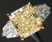 SOLD...2.59ct Y-Z VS1 Radiant Cut Diamond Ring GIA R5606