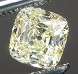 SOLD...Loose Yellow Diamond: .50ct W-X Internally Flawless Cushion Cut GIA Stunning R5623