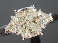 SOLD....1.47ct L VS1 Cushion Cut  Diamond Ring R5684